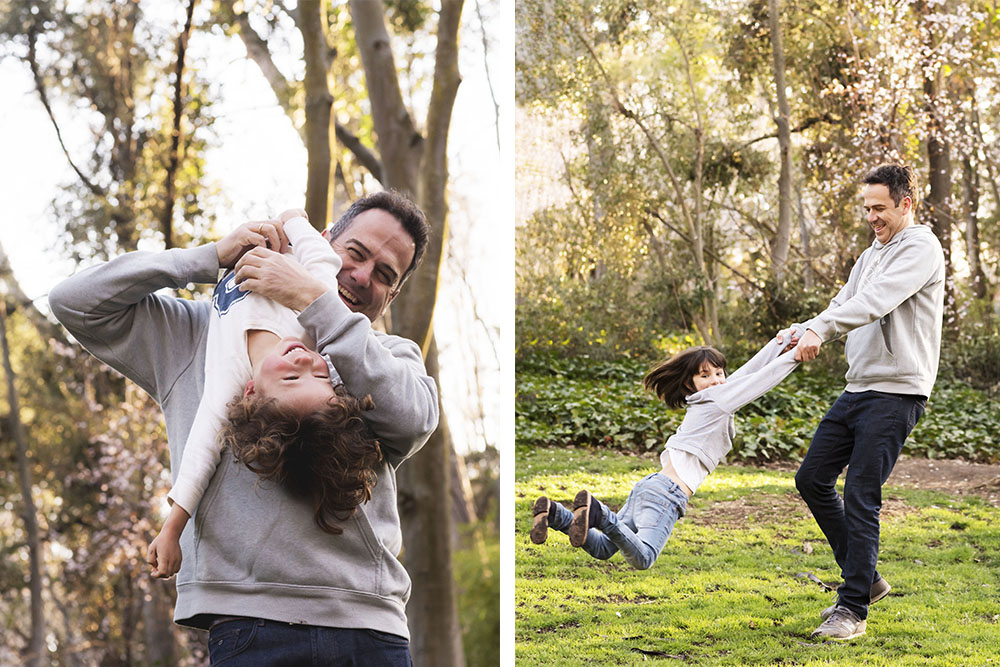 fotografía natural de niños en exterior