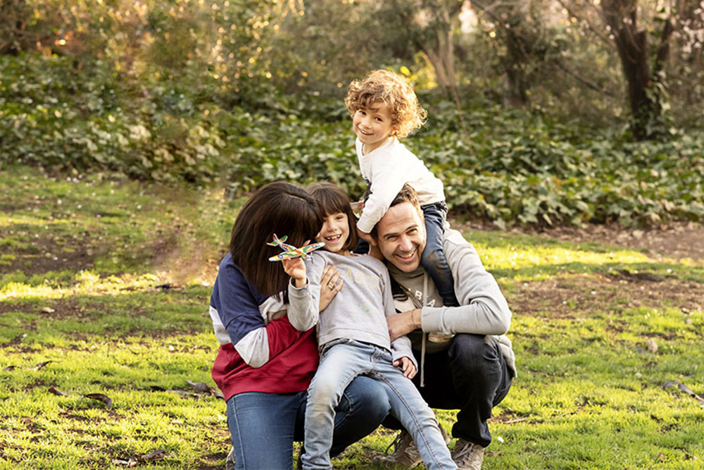 fotografías naturales con niños